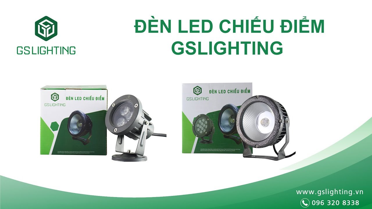 GSLIGHTING – Đèn Led Chiếu Điểm, Đèn led chiếu cây  chiểu trang trí cảnh quan sân vườn