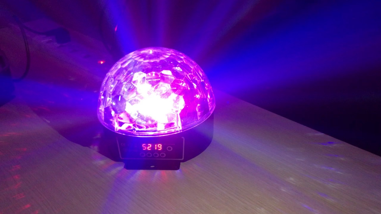 Giới thiệu đèn LED Pha lê 7 màu giá rẻ T207 cho phòng hát Karaoke, phòng gia đình – 0909555884