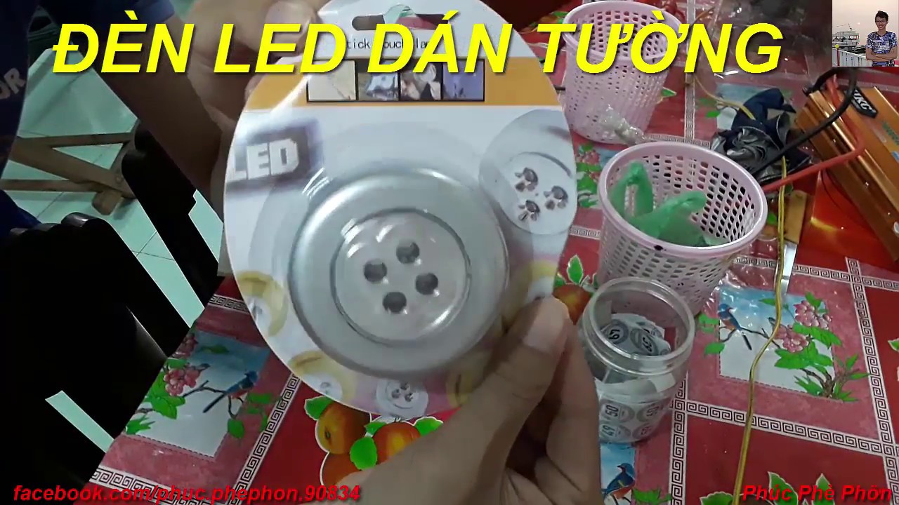 Phúc Phè Phỡn | Đèn LED Dán Tường (stick touch lamp)