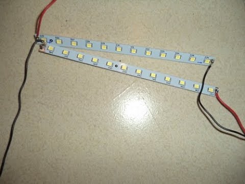 Tận dụng đèn tuýp led hỏng làm đèn trang trí