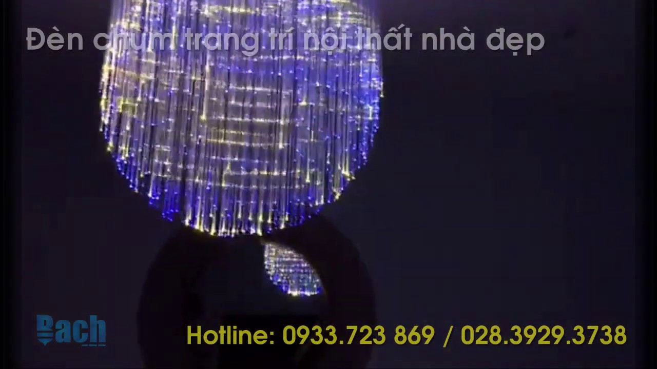 Đèn chùm trang trí nội thất nhà đẹp – phòng ngủ – phòng khách | Ong Bách  0933.723.869