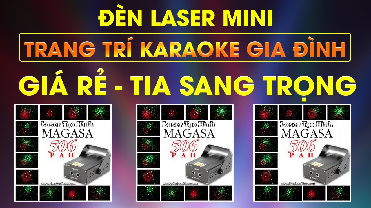 Đèn laser mini giá rẻ trang trí phòng karaoke gia đình – THY-506