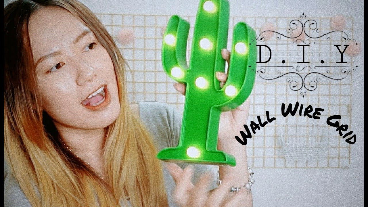 [D.I.Y] Wall Wire Grid – TRANG TRÍ LƯỚI SẮT TREO TƯỜNG💪🌵 ♡Rose Prudente♡