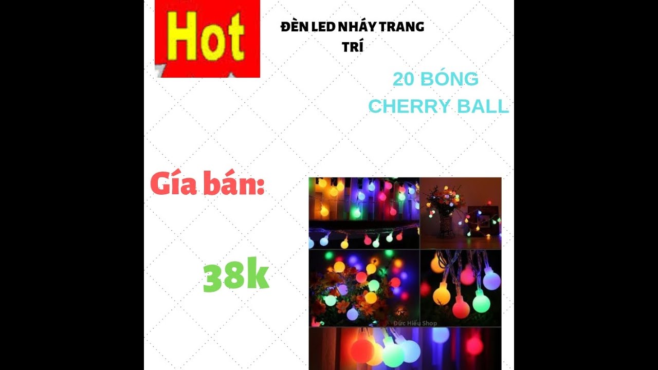 Đèn led quả 20 bóng _bóng chanh 5m  siêu đẹp