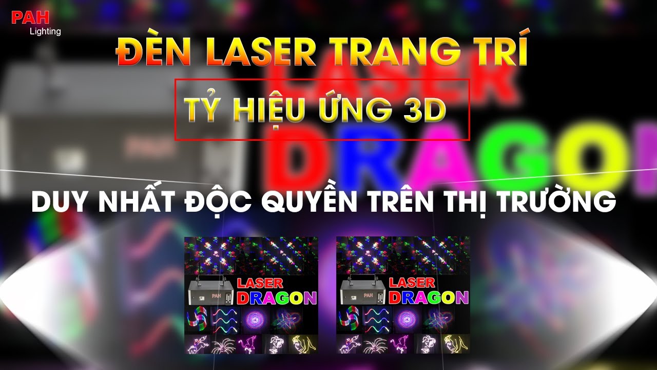 Đèn trang trí quán karaoke laser DRAGON – PAH-888