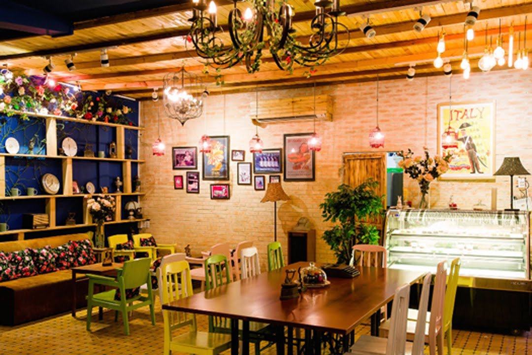 Mẫu giấy dán tường 3d trang trí Quán Cafe, Nhà Hàng, Shop thời trang tphcm