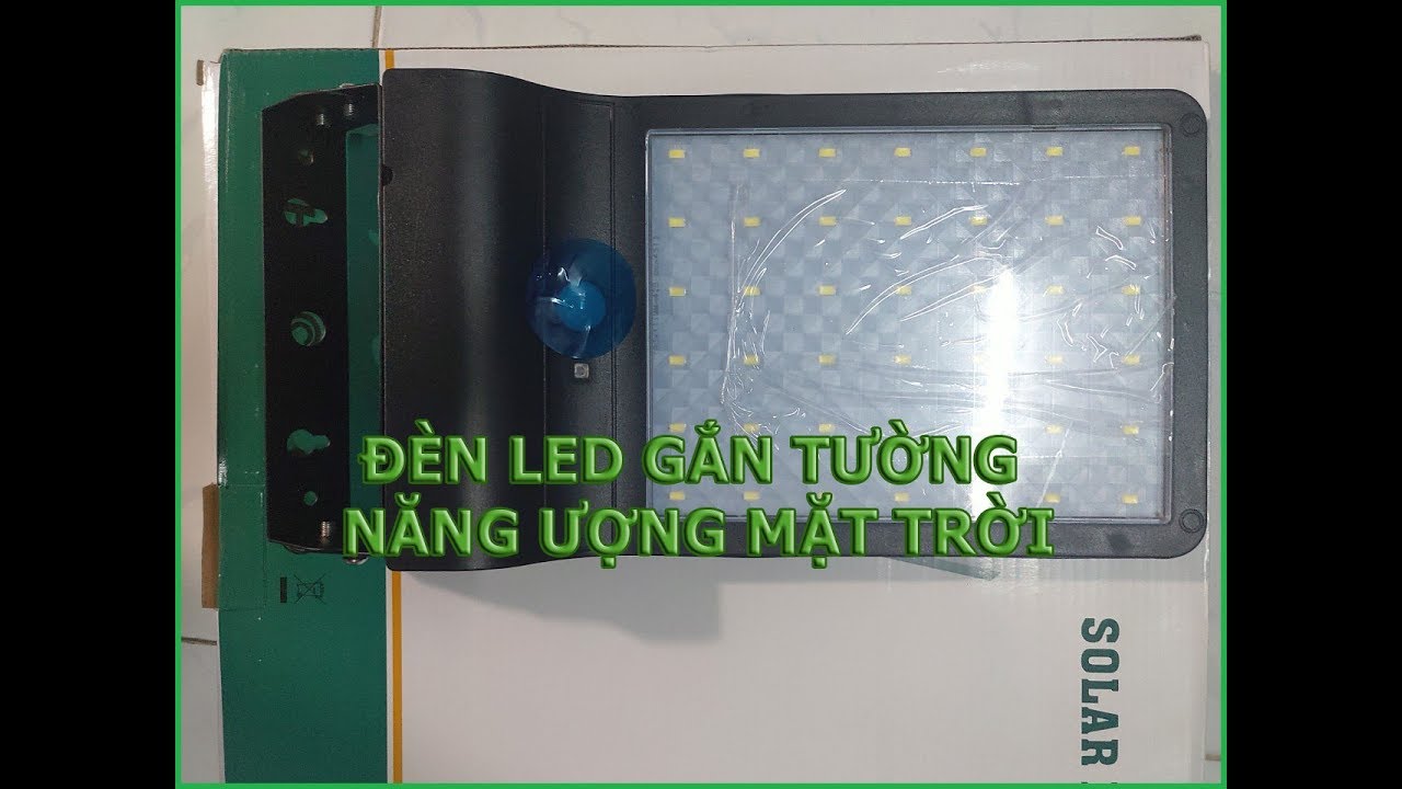 Đèn gắn tường năng lượng mặt trời 20W