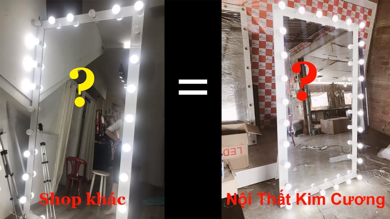 Sự thật về gương đèn led của Nội Thất Kim Cương