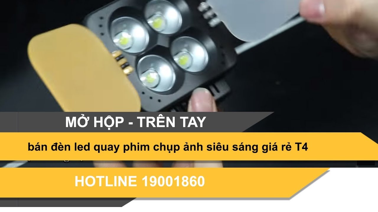 Mua bán đèn led quay phim chụp ảnh siêu sáng giá rẻ T4