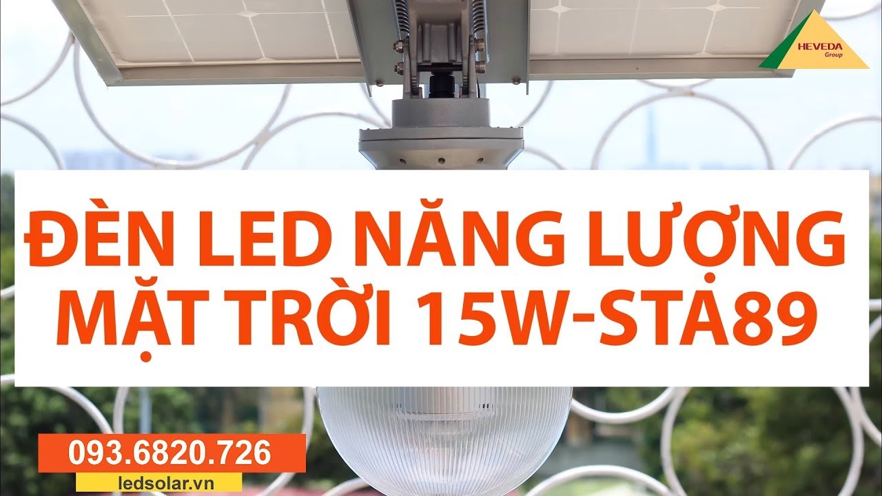 Đèn LED năng lượng mặt trời không cần điện STA89 15W