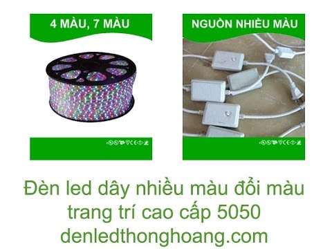 Bán Đèn Led Dây 5050, 3014, 2385 đổi màu 4 màu 7 màu Hà Nội