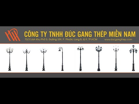 Nhận đúc cột đèn sân vườn – Liên hệ: 090 337 83 27 – Mr. Cường