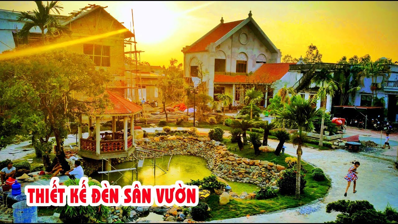 Kết hợp đèn hắt non bộ với không gian sân vườn NHẬT BẢN | NHASANGART