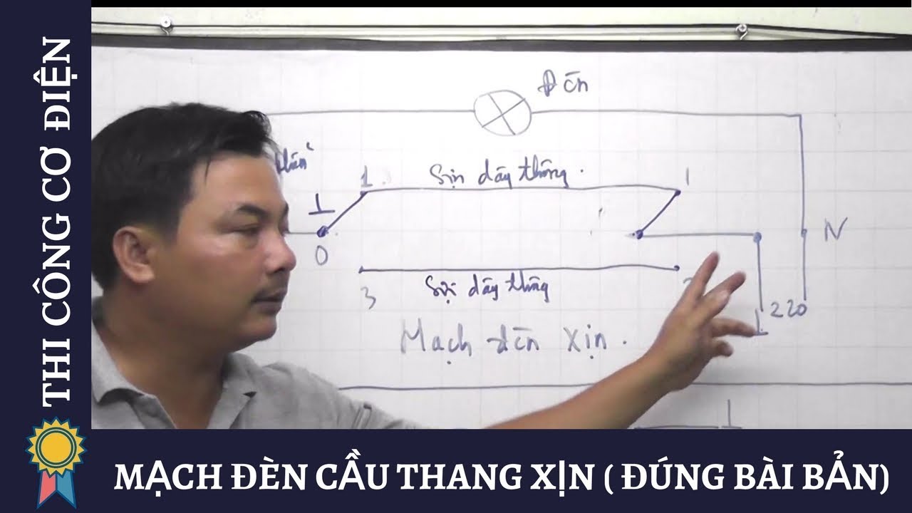 Sửa Chữa Điện Nước -MẠCH ĐÈN CẦU THANG XỊN ( ĐÚNG BÀI BẢN) |MECHANICAL ENGINEERING