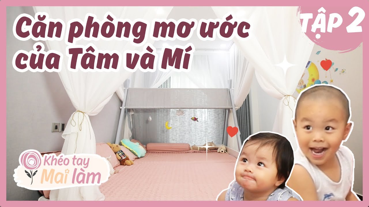 Trang Trí Phòng Ngủ "Siêu Cấp" Dễ Thương Cho Bé / Room Make-over |  Khéo Tay Mai Làm