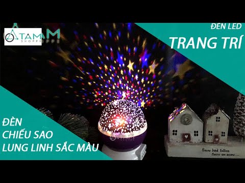 Đèn chiếu sao xoay 360 độ mang cả thiên hà vào phòng ngủ – Tâm Shoppe