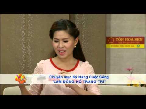 Làm đồng hồ treo tường trang trí – Vui Sống Mỗi Ngày [VTV3 – 05.08.2013]