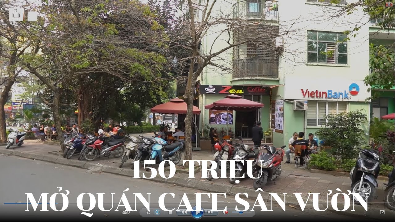 Mở Quán Cafe Sân Vườn Nhỏ Với 150 Triệu Đông Khách  | hocviencaphe.vn