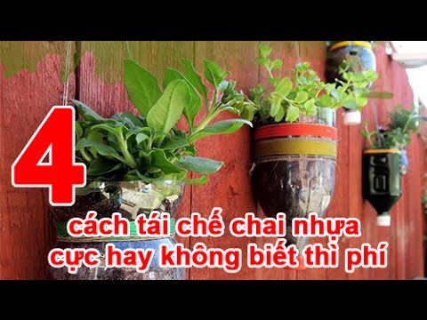 4 cách tái chế chai nhựa cực hay không biết thì phí