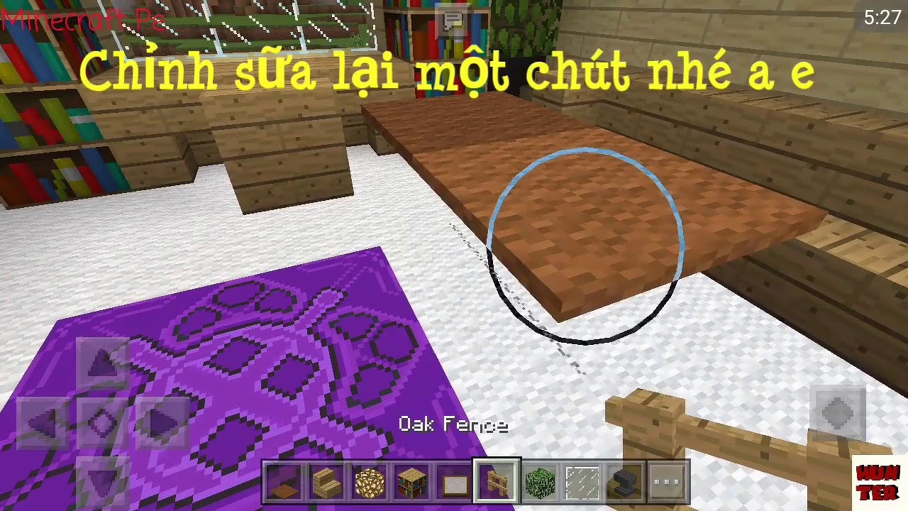 Hướng dẫn trang trí phòng khách |minecraft pe