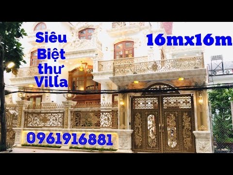 Khám phá siêu biệt thự villa tuyệt đỉnh toàn gỗ quý, hiện đại bậc nhất Gò Vấp;16x16m;TB;26 tỷ 666