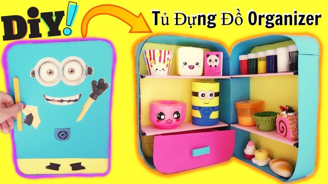 Hướng Dẫn Làm Tủ Trang Trí Bàn Học, Phòng Ngủ – DIY