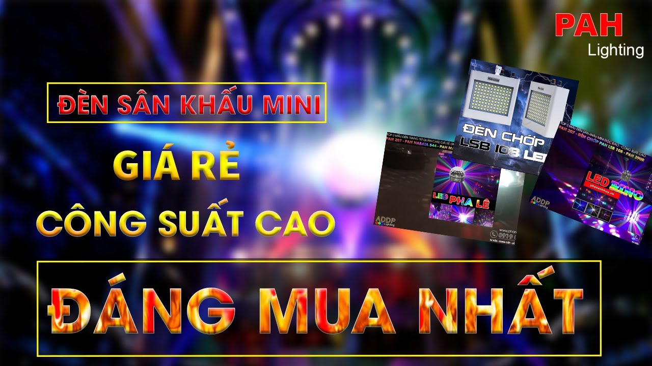 3 loại Đèn Sân Khấu Mini Độc Đáo Giá Rẻ