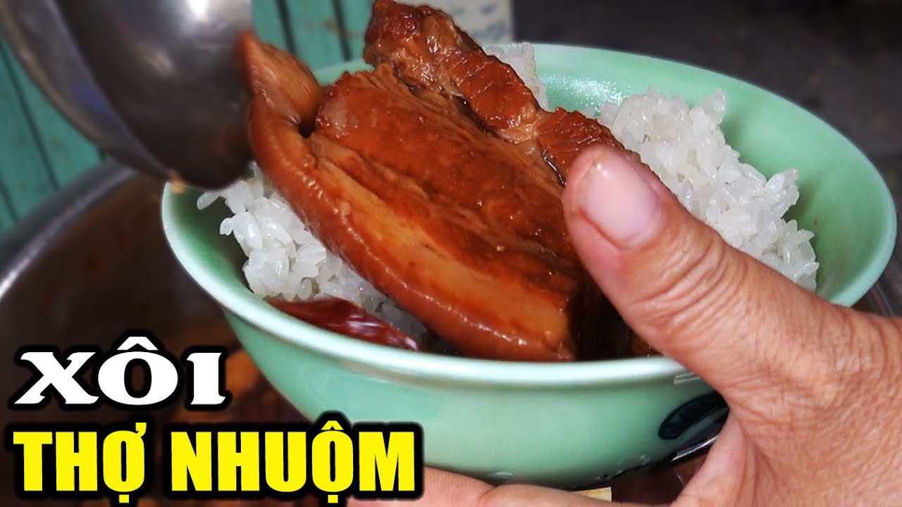 Xôi Hà Nội | thưởng thức bát xôi vỉa hè bà Thu ngon bá cháy giữa lòng thủ đô