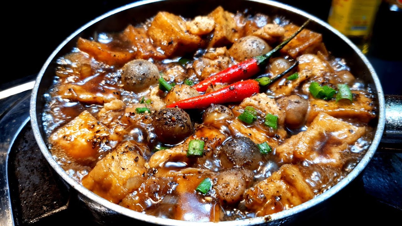 NẤM KHO ĐẬU HŨ – món chay mỗi ngày – món ngon tại nhà