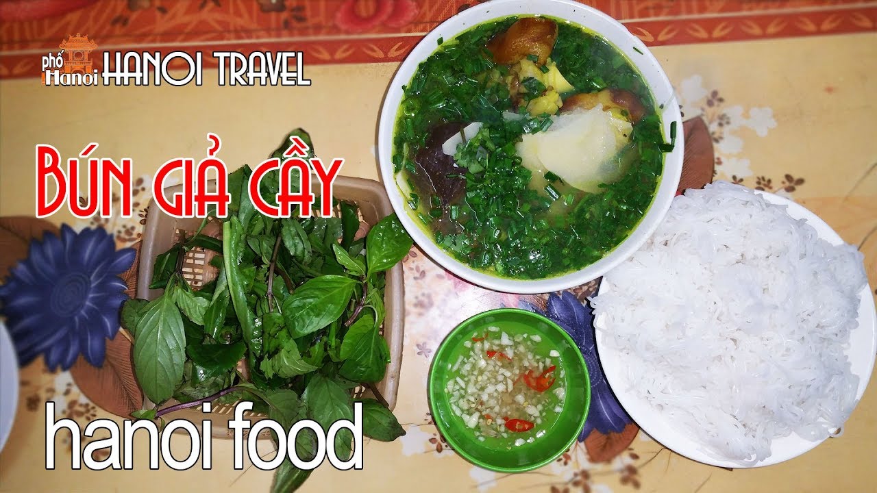 Xì xụp Bún Giả Cầy nóng hổi 35 năm tuổi tại Hà Nội Phố | Hanoi Travel