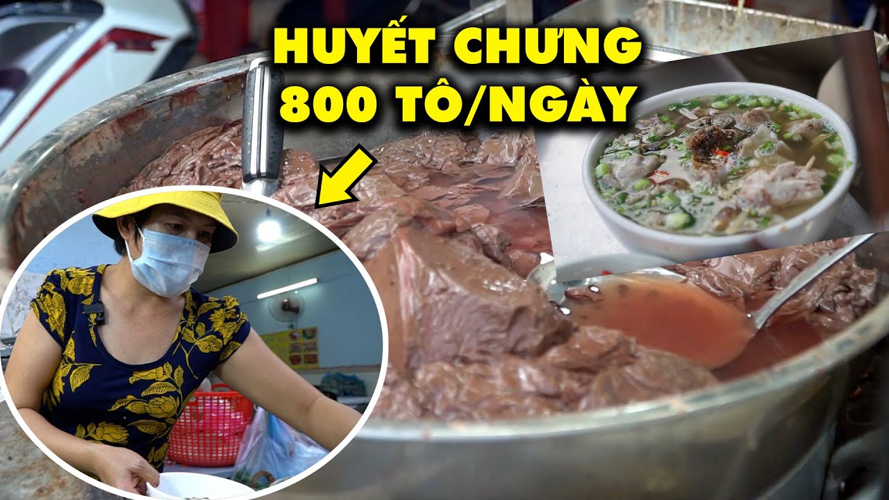 Có gì trong món huyết chưng Sài Gòn ngày bán gần 1000 tô, chủ làm không kịp thở