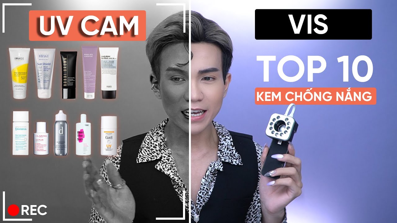 TẬP 4.5 | 🌻top 10 KEM CHỐNG NẮNG "chíu" qua SMART UV CAM ? kết quả bất ngờ