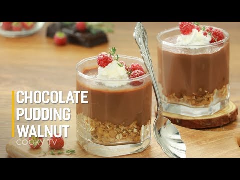 #CookyVN – Cách Làm Chocolate Pudding Walnut cho món tráng miệng ngon – Cooky TV