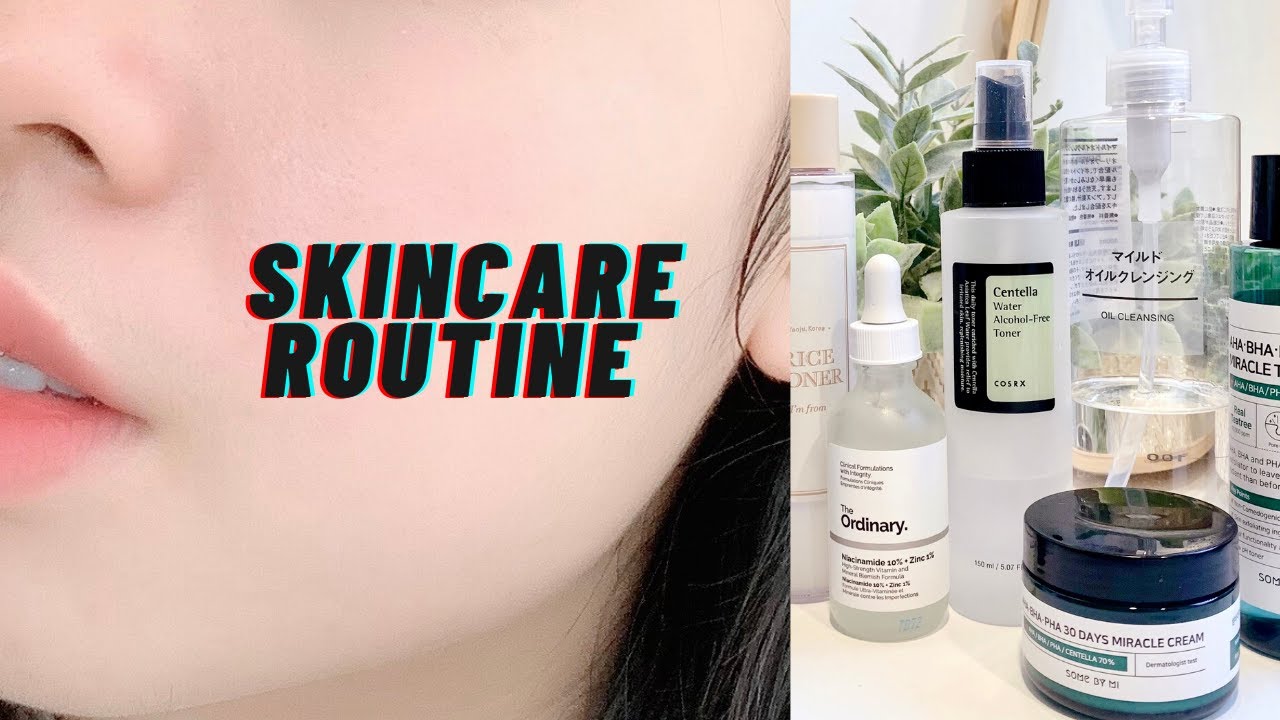 [VIETSUB] MY SKINCARE ROUTINE | DƯỠNG DA SÁNG TỐI CHO DA DẦU MỤN