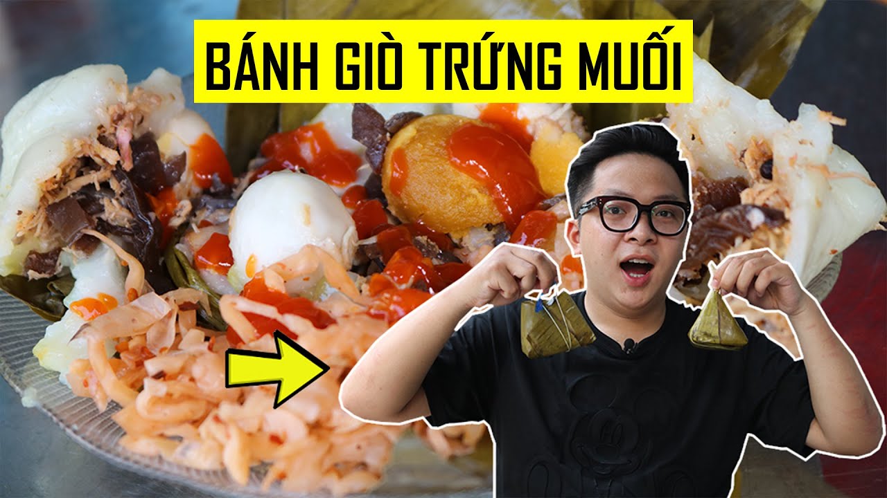 Lạ miệng với món bánh giò trứng muối ở Sài Gòn