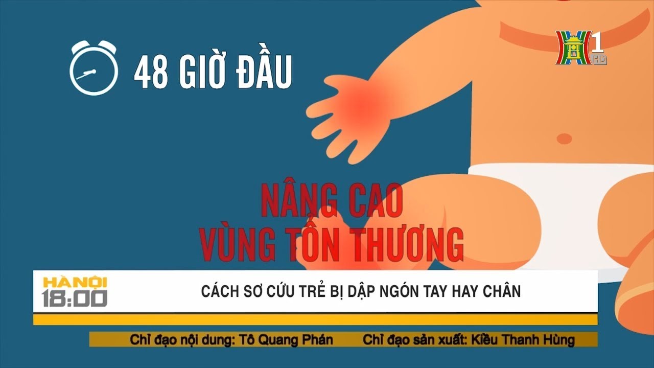 Cách sơ cứu trẻ bị dập ngón tay hay chân | Sức khỏe đời sống