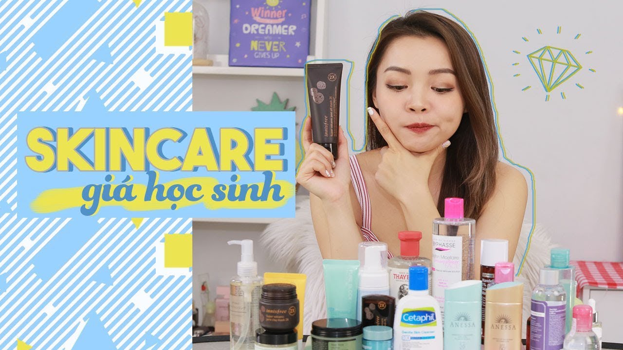 Dưỡng Da Giá Học Sinh ♡ Affordable Back To School Skincare ♡ TrinhPham