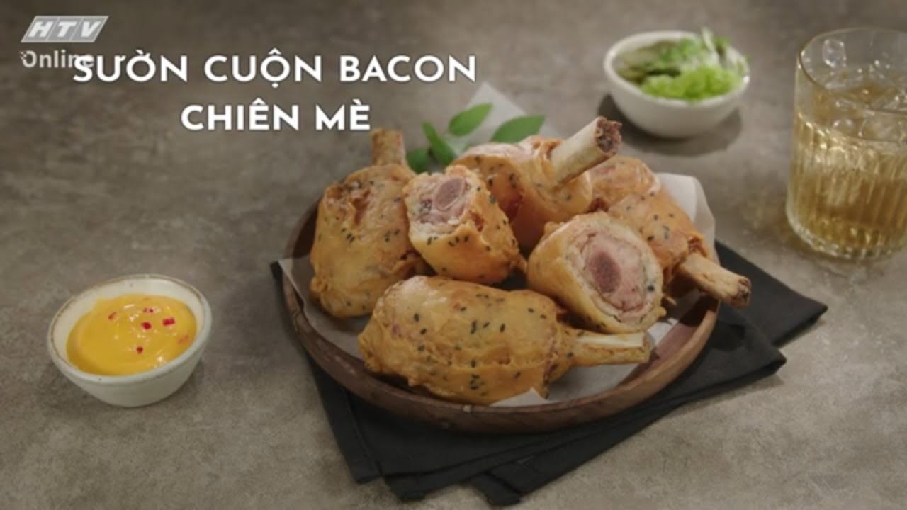 SƯỜN CUỘN BACON CHIÊN MÈ | MÓN NGON MỖI NGÀY | VIVU TV 25/07/2020