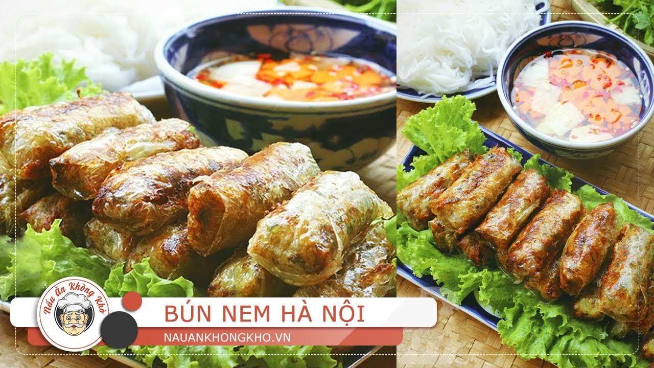 Cách làm BÚN NEM RÁN chuẩn vị Hà Nội – món ngon miền Bắc