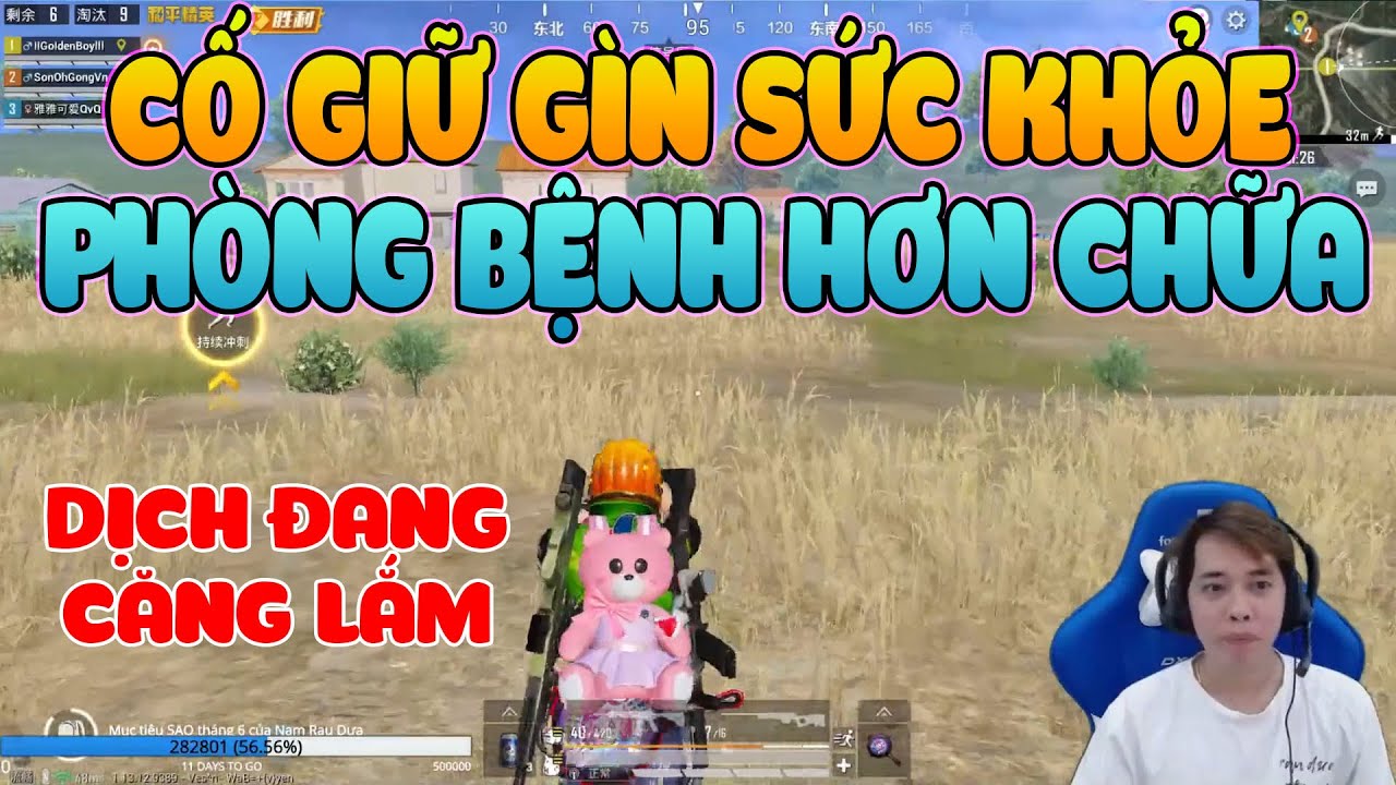 Nam Blue | CỐ GIỮ GÌN SỨC KHỎE NHA MỌI NGƯỜI ƠI – PHÒNG BỆNH HƠN LÀ CÁCH CHỮA MÀ | PUBG Mobile