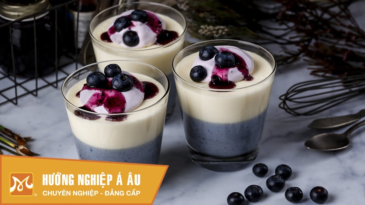 Học làm bánh – Cách làm bánh Mousse Blueberry Việt Quất ngon tuyệt