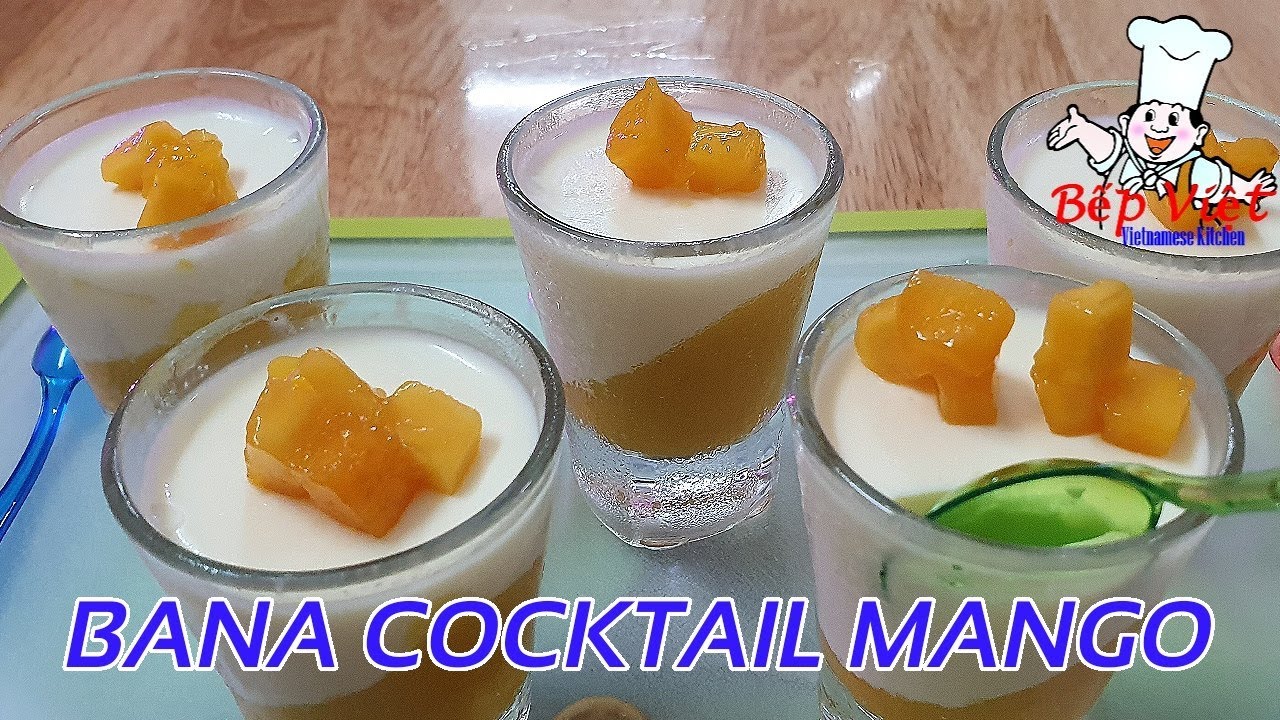 Món ngon #119 | Cách làm món tráng miệng PANNA COTTA XOÀI đơn giản dễ làm | Bếp Việt Official