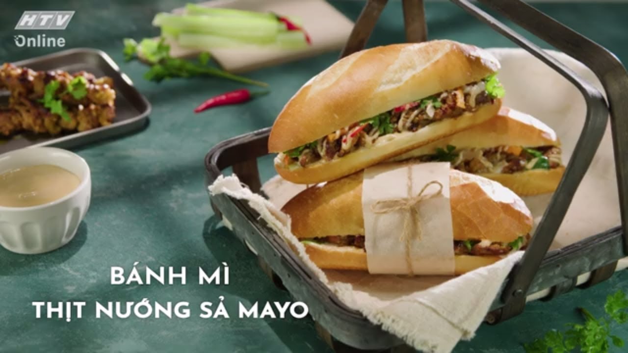 NGON GIÒN ĐẬM ĐÀ_BÁNH MÌ THỊT NƯỚNG SẢ MAYO | MÓN NGON MỖI NGÀY | VIVU TV