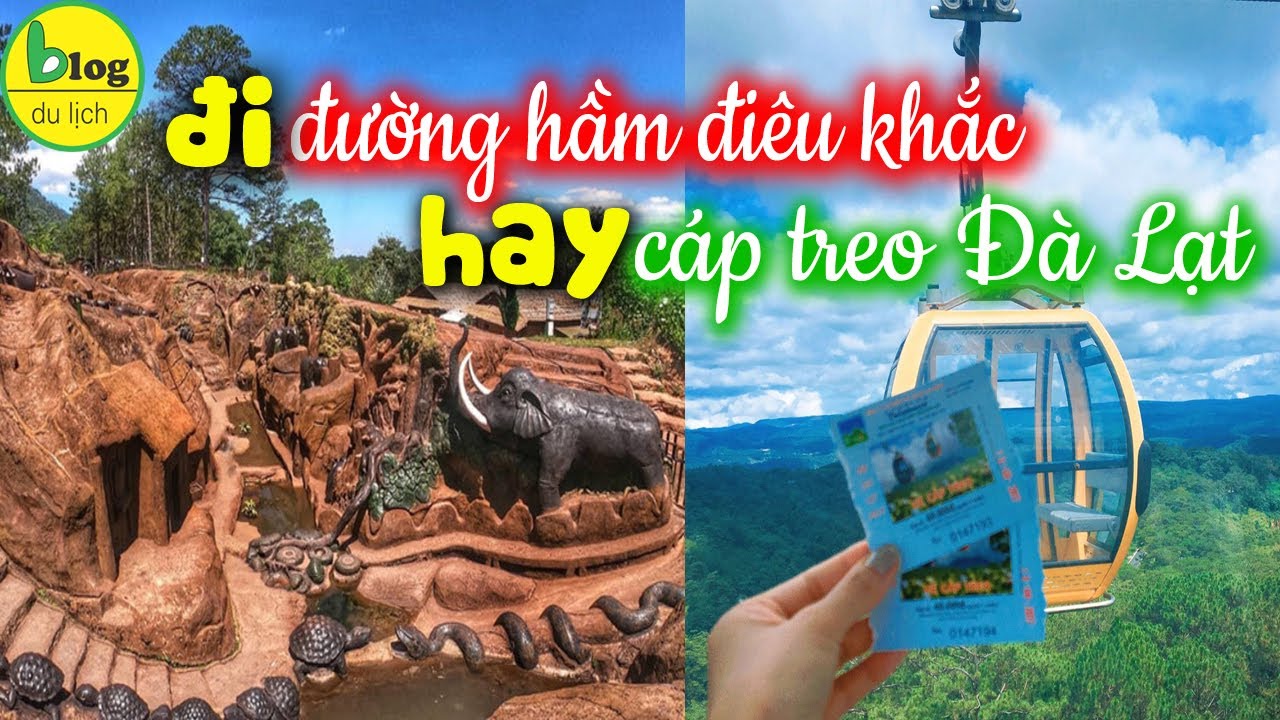 Du lịch Đà Lạt 2021 nên đi ĐƯỜNG HẦM ĐẤT SÉT hay CÁP TREO ĐÀ LẠT