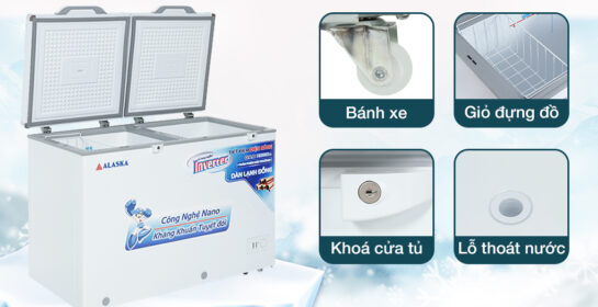 Giá tủ đông Alaska chính hãng mới nhất, cực ưu đãi